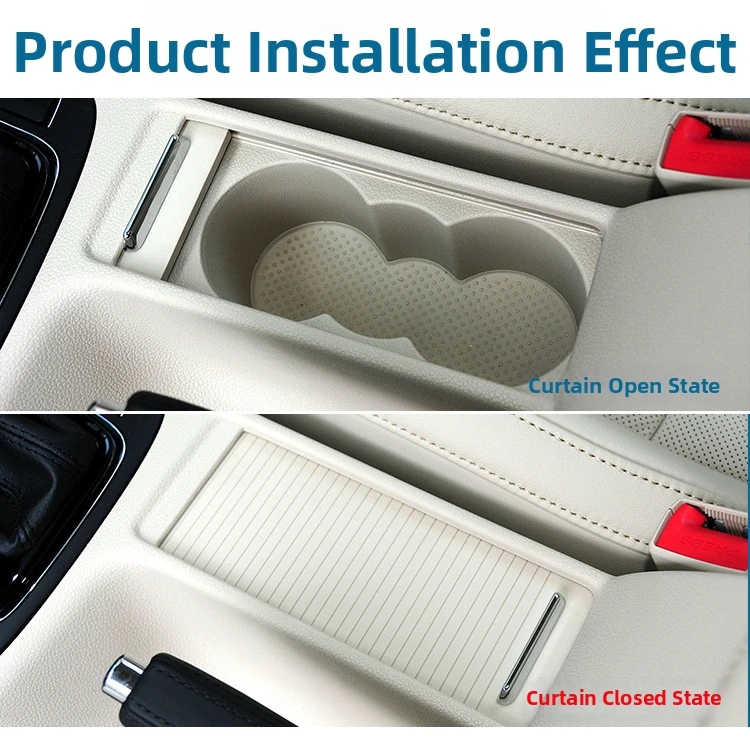 Cup Holder Cover Console Cup Holder Snug Secure Fit Vehicle Interior Upgrade Quick Setup For Skoda Octavia 2009-2015
