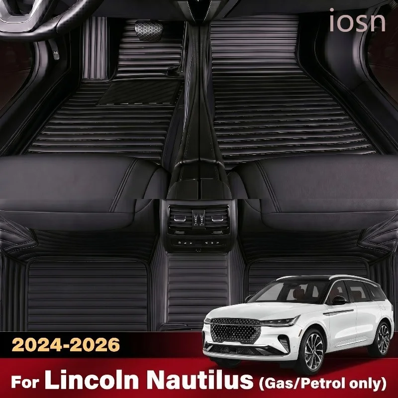 

Car Floor Mats for Lincoln Nautilus Gas Petrol 2024-2026 Custom All Weather Waterproof Non-slip Carpets Foot Pads Mat Styling