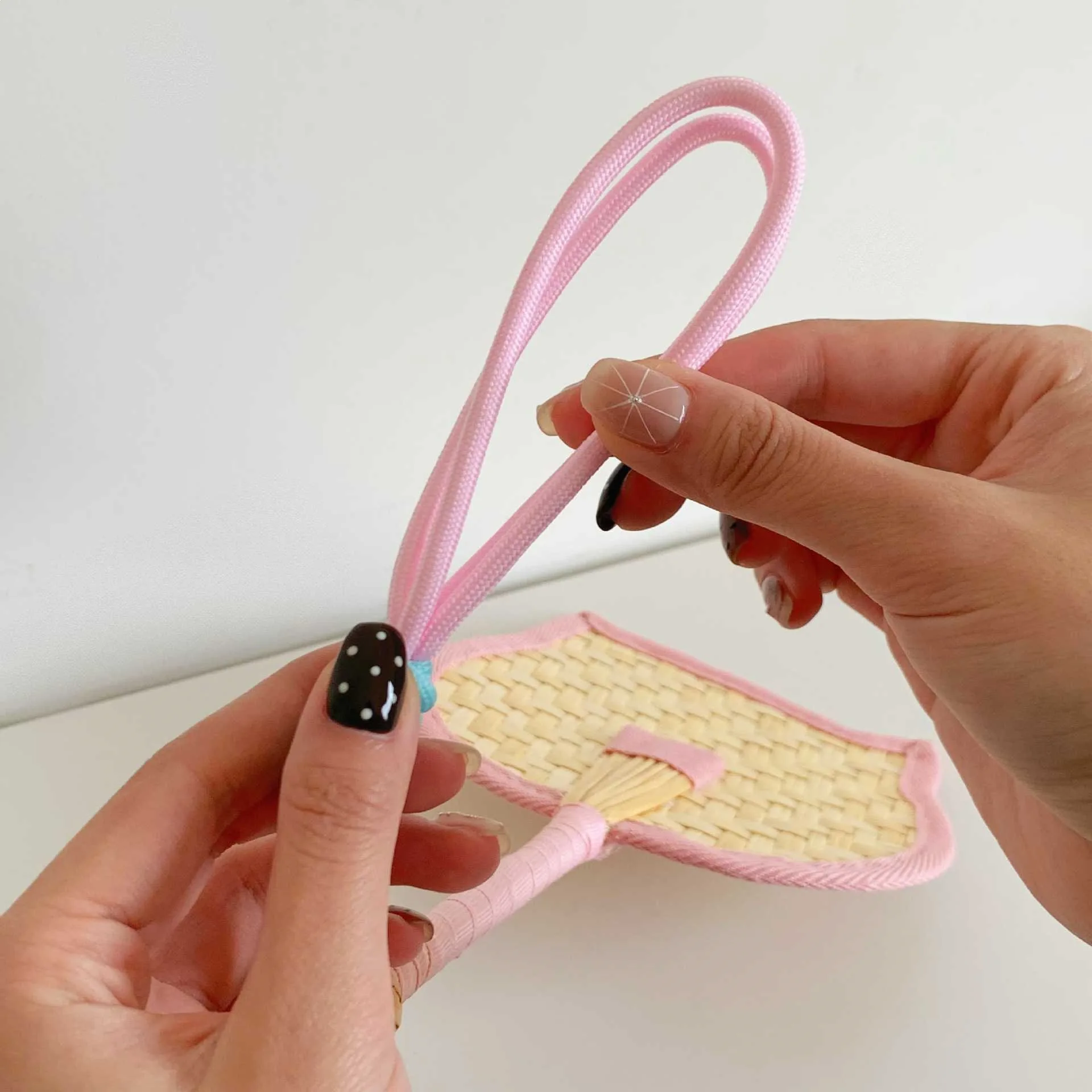 Shaped Fan Pastoral Wheat Straw Handheld Fan Handheld Fan Photo Prop Cute For Photography Prop Gift Summer