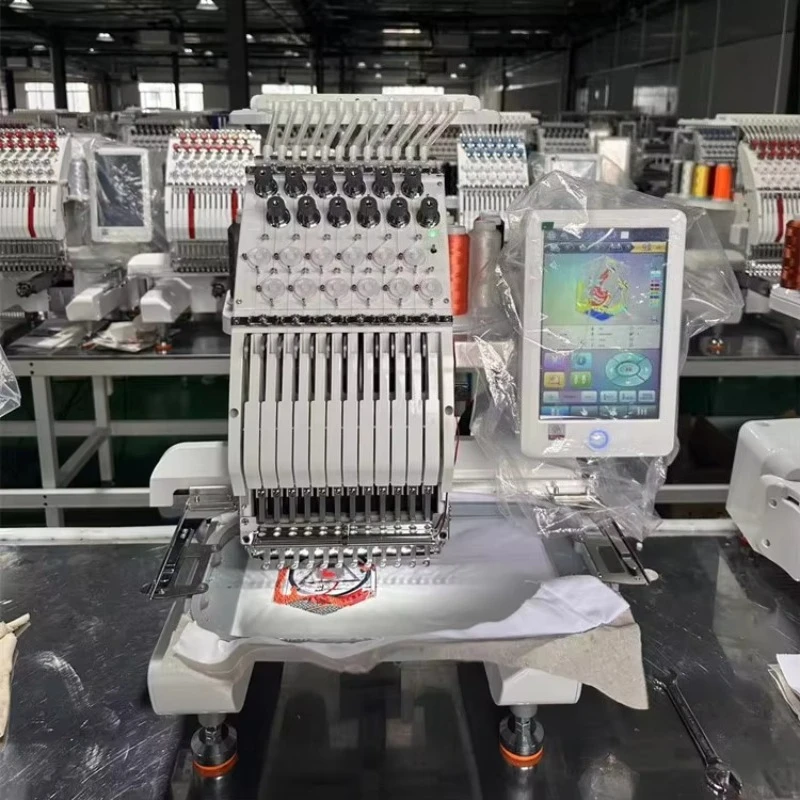 Factory Direct Sale Embroidery Machine Pattern Computerized Vendor Work Efficient Multi Modern Device Large Ready Memory Cap