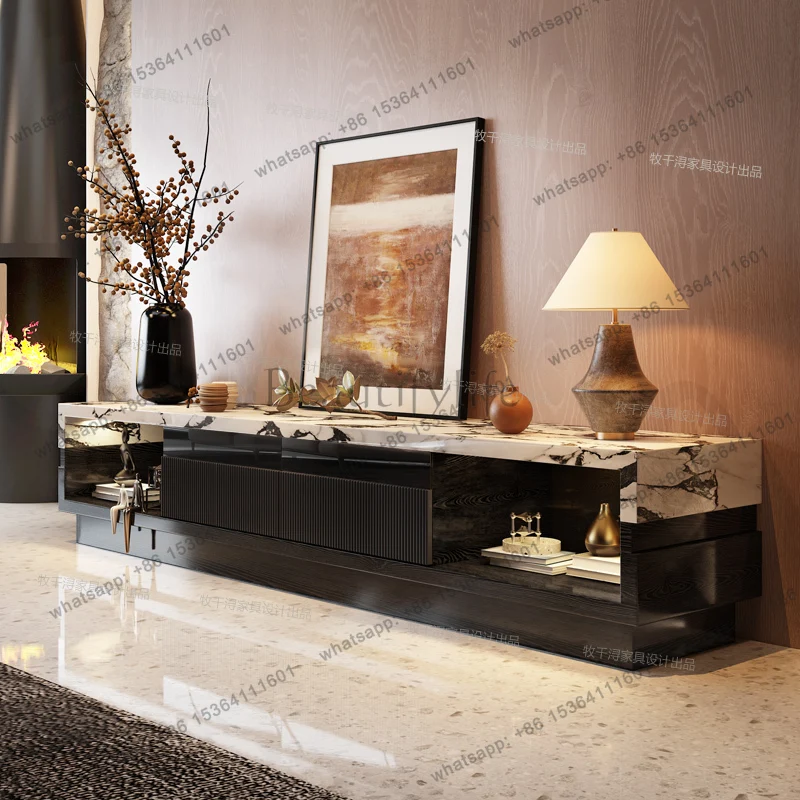 

Итальянский ретро-телевизор, современный простой мраморный французский напольный шкаф