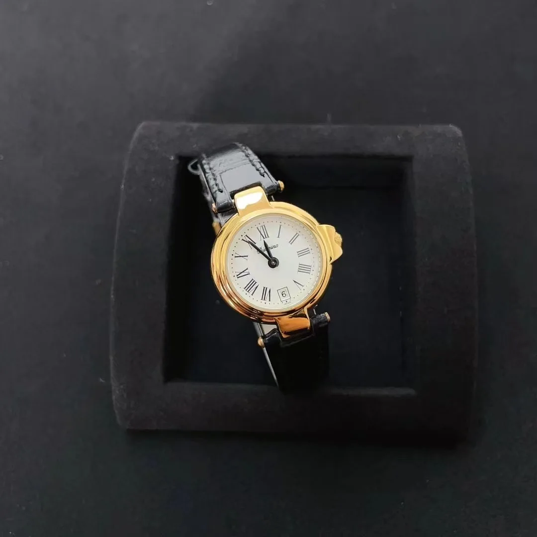 Women Quartz Watch Luxury Roman Numerals Number Dial Orologio Gold Sliver Vintage Leather Strap Female Watches Ladies Wristwatch