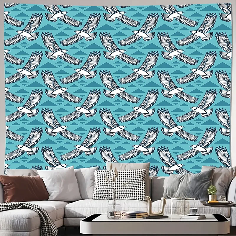 بوهو نسيج الجدار الشنق طبيعة المناظر الطبيعية ديكور الغابات الجبلية الجمالية القبلية الفن ديكور غرفة النوم المناظر الطبيعية الخلابة خلفية هدية #1