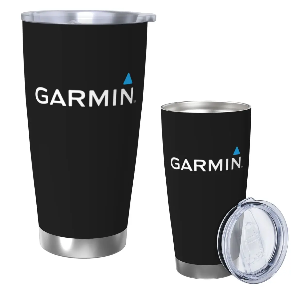 Official Garmin Original Merchandise Classic Stainless Steel Tumbler Vacuum Insulated Mug Thermal Cold Bottle Straw 20oz