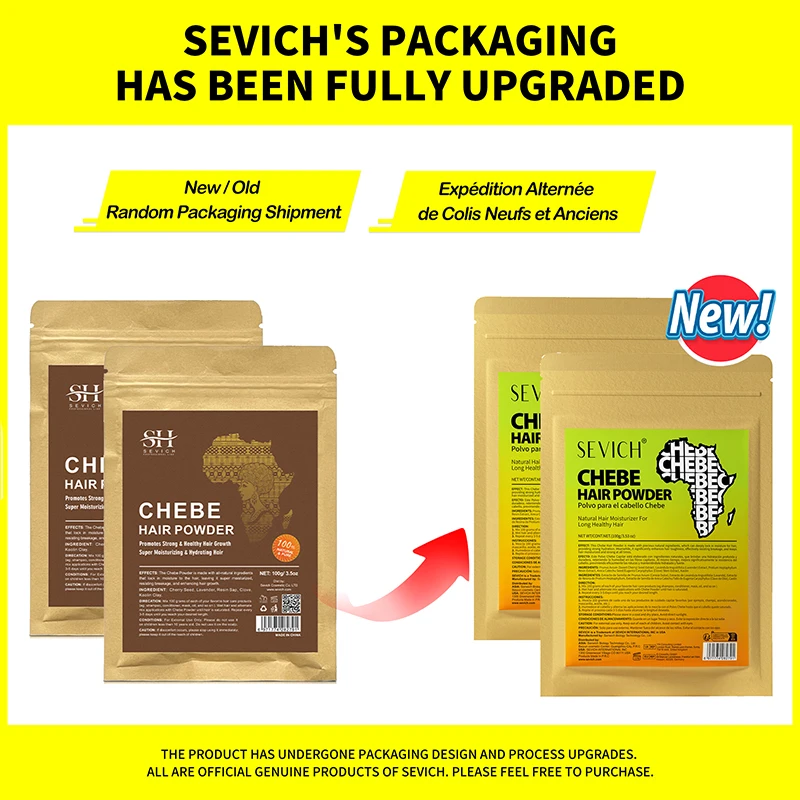 Chebe Powder Natuurlijke haarverzorging Bevordert het haar Versterkt het Chebe Powder Verdikt voorkomen Haaruitval Voedt de haarreparatie Beschadigd