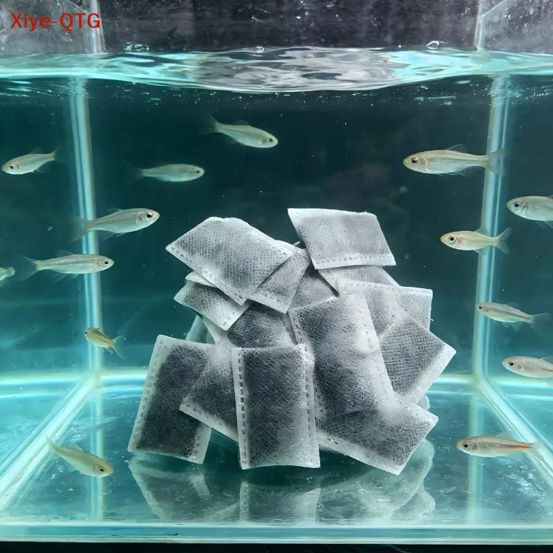 Hot！10/20/40pcs Aquarium Activated Carbon Bags Fish Tank Filter Activated Carbon Bags Filter Media Water Purifying Removes Odor