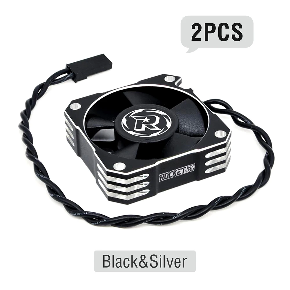 Rocket 35mm Metal Motor Cooling Fan 21000RPM for 1/10 1/12 1/8 RC Car Brushless Motor