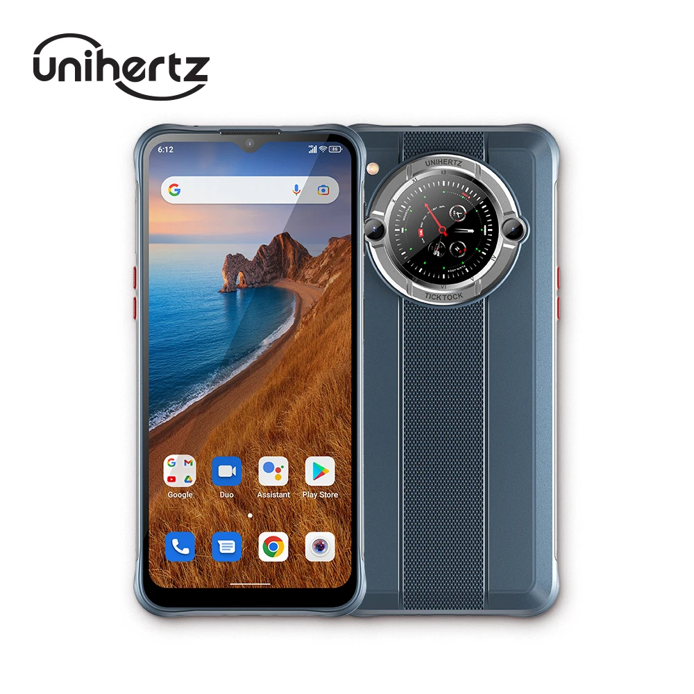 

Unihertz TickTock-E Full-Featured Android 12 Smartphone with Dual-Screen 6000mAh Battery 1.28" Rear Display PTT Keys NFC phone