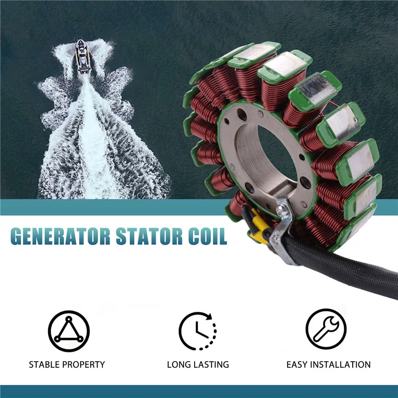 

AU63-Stator Magneto Coil For Seadoo 800 951 GTX GSX SPX RX XP 95-03 290886588 420886588