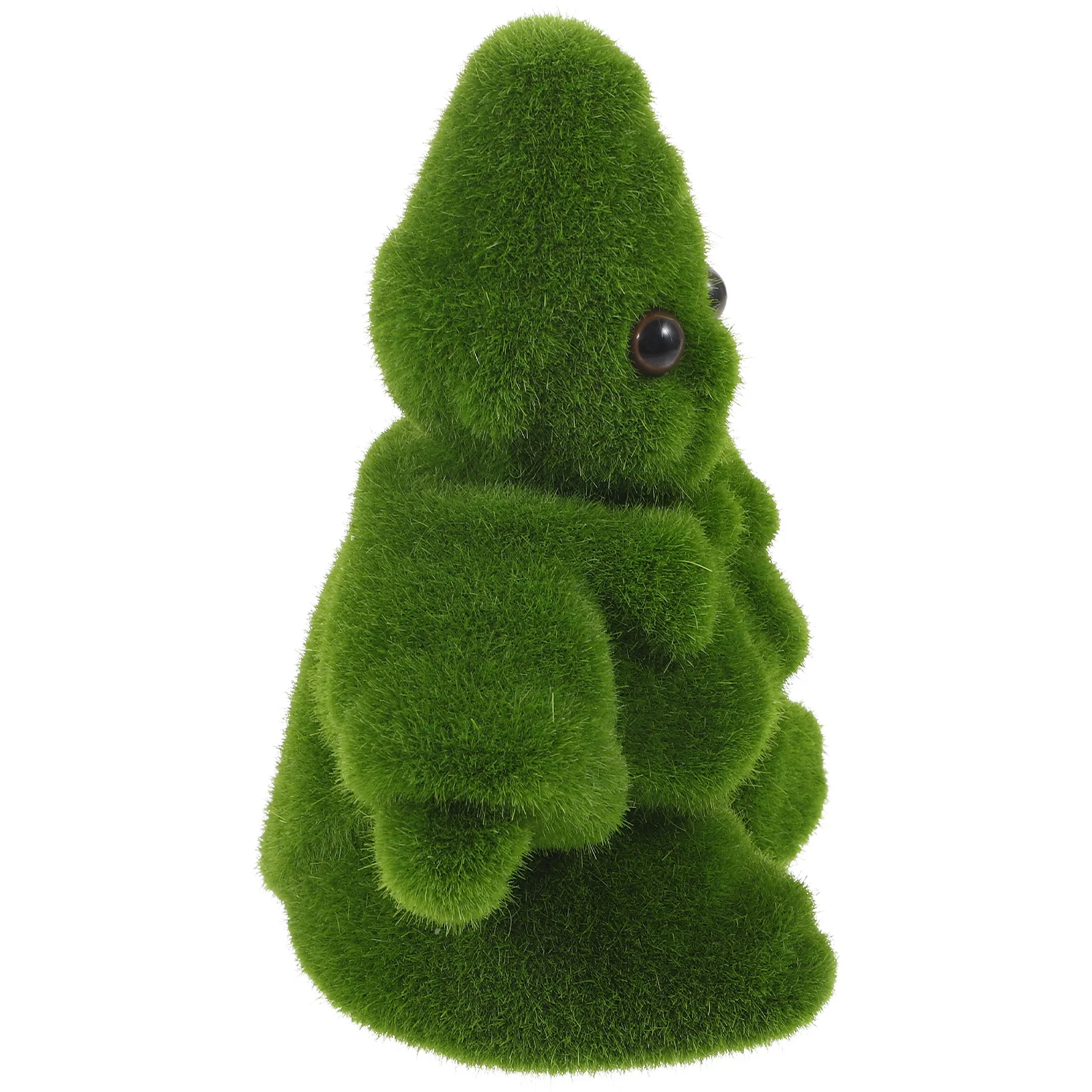 

Simulated Moss Flocking Figurine Small Statue Garden Crafts Home Decor Holiday Santa Claus Decor Gifts Santa Claus