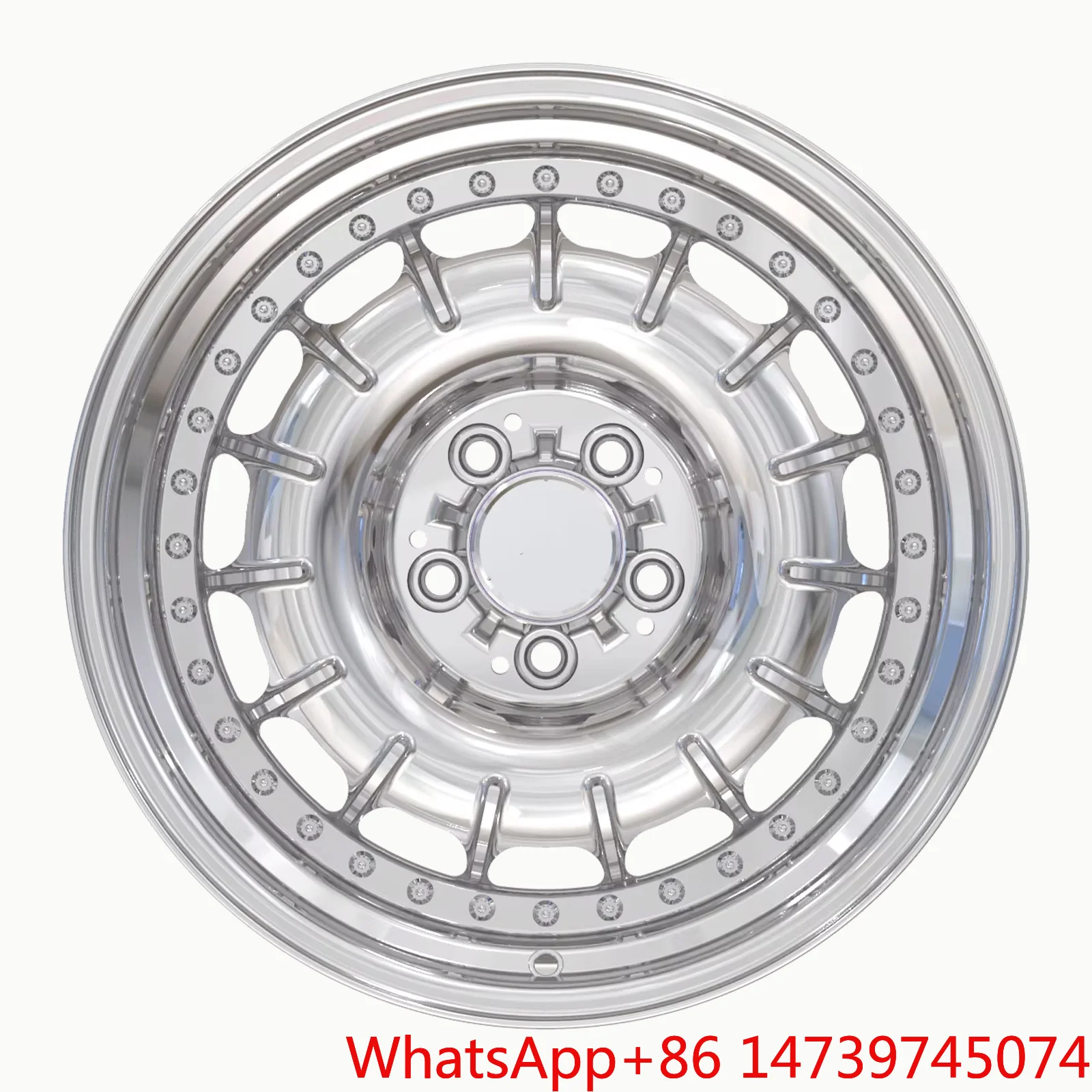 SYAC 2-piece Vintage Look Chrome Popular Style 18-22 Inch Performance Car Forged Customization Aluminum Alloy WheelsCar Wheel E