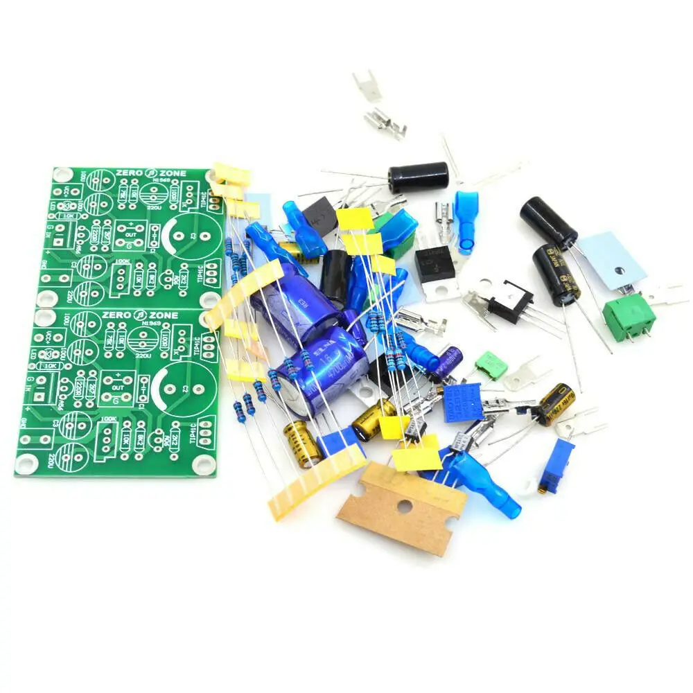 

HIFI Stereo Amplifier board TIP41C-JLH1969 Single-ended Class A Power Amp Kit DC12-24V