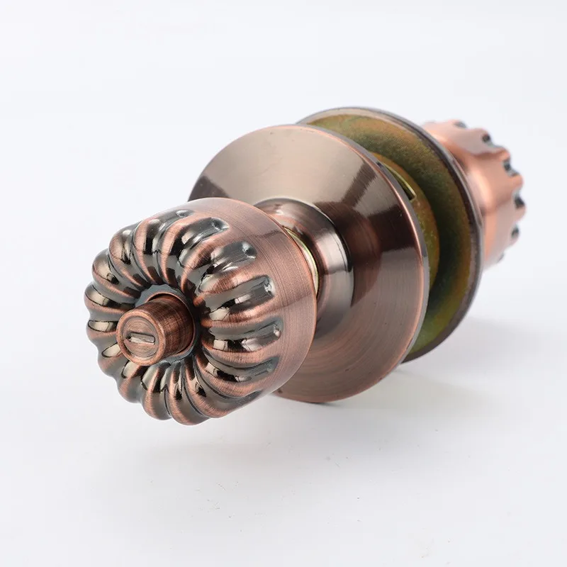 

Metal door lock 586AC household door lock iron door lock spherical lock bedroom and study lock electroplated single tongue door