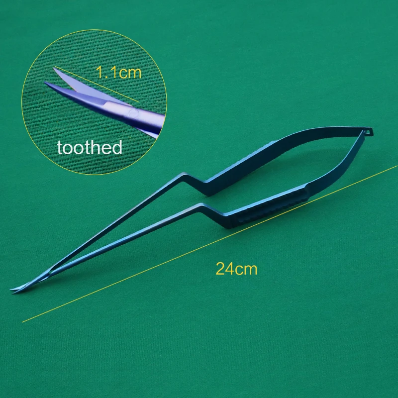 Brain scissors neurosurgical gun shears spring stainless steel surgical scissors straight head  gun scissors  microscopic inst