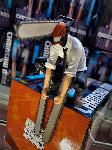 14cm Chainsaw Man Anime Figure Power/Denji Action Figure PVC Chainsaw Man Noodle Stopper Figurine Adult Collection Model Toys