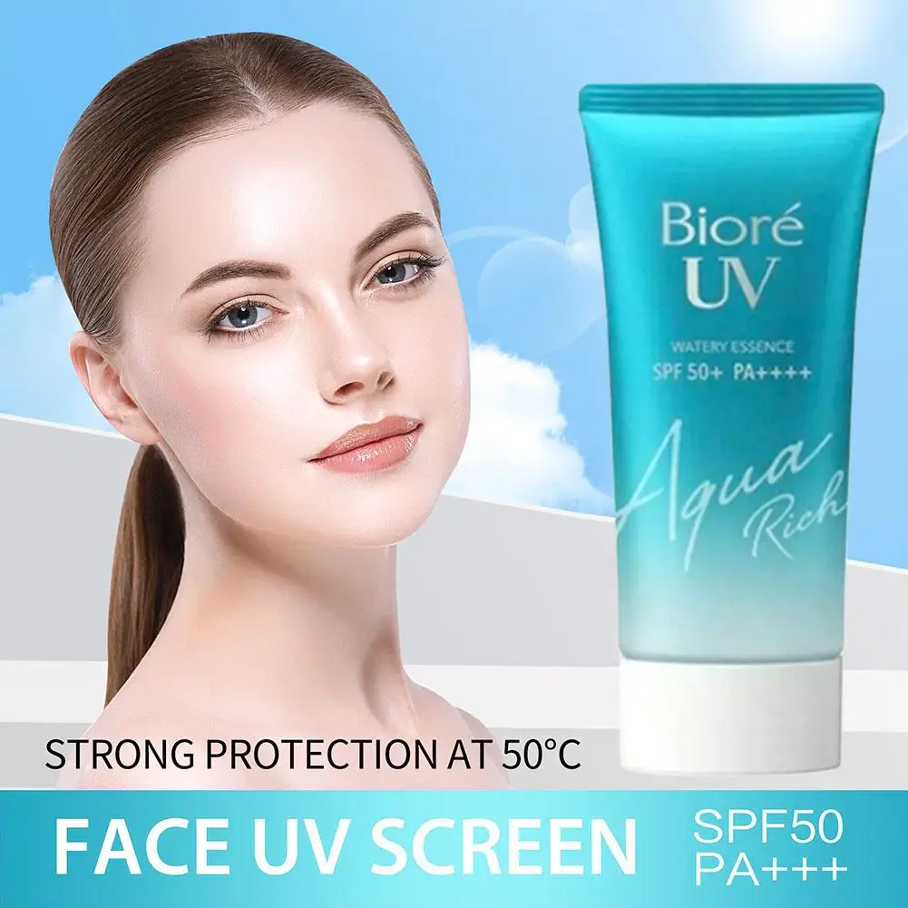 اليابان Biore Spf50 + الوجه واقية من الشمس حامي الأشعة فوق البنفسجية الشمس Sunblock كريم الكورية ترطيب حامي تبييض مرطب الرعاية #1