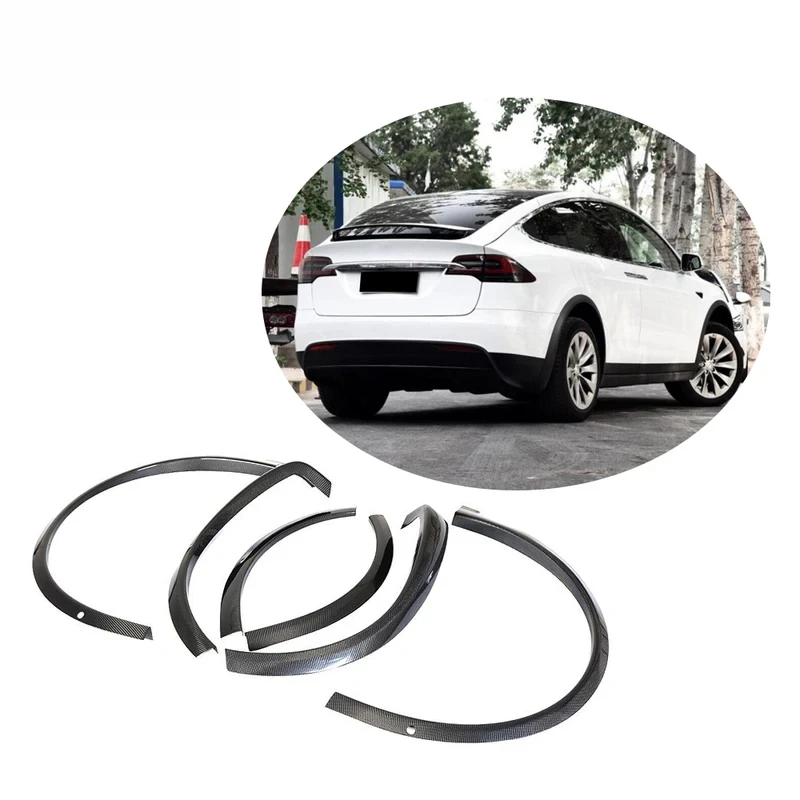 

Тюнинг автомобиля из углеродного волокна, колесо автомобиля, брови, арка, отделка, защита для губ, модель X 16-18