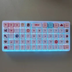 MiFuny 50% RGB Mini Mechanical Keyboard Kit Wireless Bluetooth/2.4G Programmed VIA Customized Ergonomic Gaming Keyboards Planck