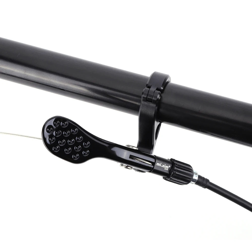 

Bicycle Dropper Seatpost Remote Wire Control with Smooth Action Bike Seat Tube Switch for External Internal Routing Droppers