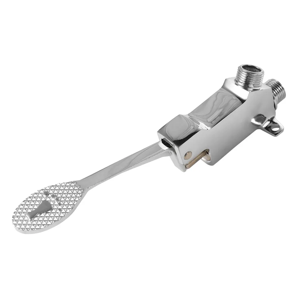 Foot Operated Foot Control Valve Hands-free Long Handle Pedal Water Faucet Control Switch Versatile Copper Foot Pedal Tap Valve
