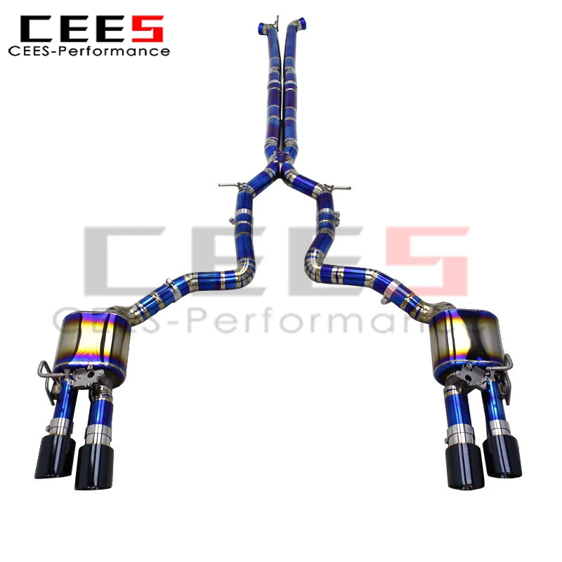 

CEES тюнинг Catback выхлопная система для Porsche Panamera 971 2017-2024 выхлопная труба глушителя Escape выхлопная система автомобиля с OEM-клапаном