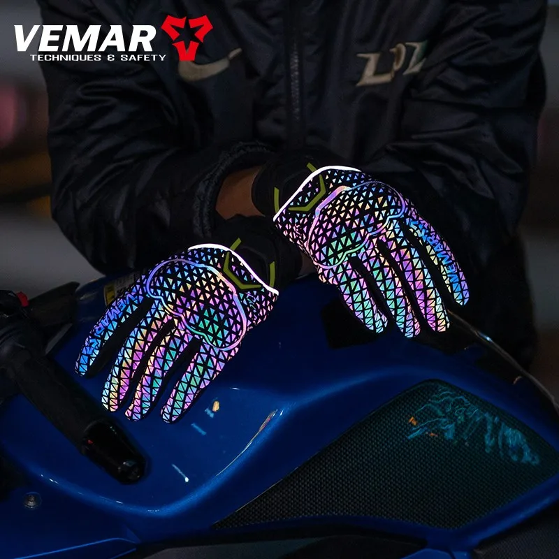 SUOMY Winter Motorcycle Gloves Touch Screen Motorcross Waterproof Windproof Reflective Gloves Men Guantes Moto Luvas XXL