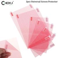 2pcs Universal Screen Protector 5/6/7/8/9/10 Inch Smart Phone Tablet GPS Anti-dust Anti-scratch Protective Film