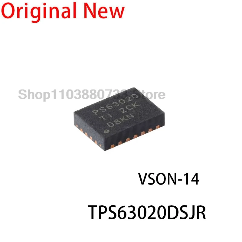 10PCS TPS63020DSJR TPS63020 DSJR VSON-14 VSON14 High Efficiency Buck Boost Step Up Down Converter Chip