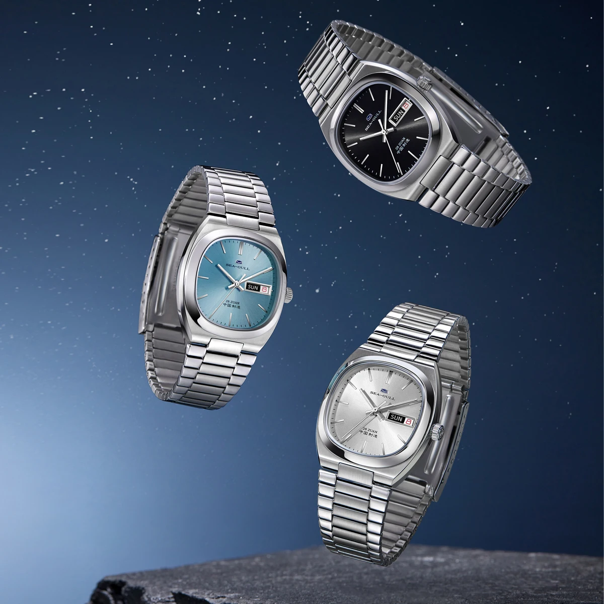 Seagull New 34mm Men's Retro Wristwatch TV Watch ST2100 Automatic Mechanical Date Windows Waterproof 50m Relogio Masculino 1051L