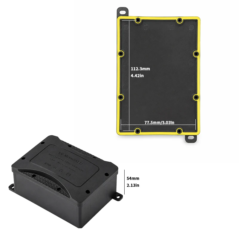 IP68 Waterproof Electrical Junction Box 450V Multiple Sizes Plastic Project Enclosure for Outdoor Wiring and Cable Protection