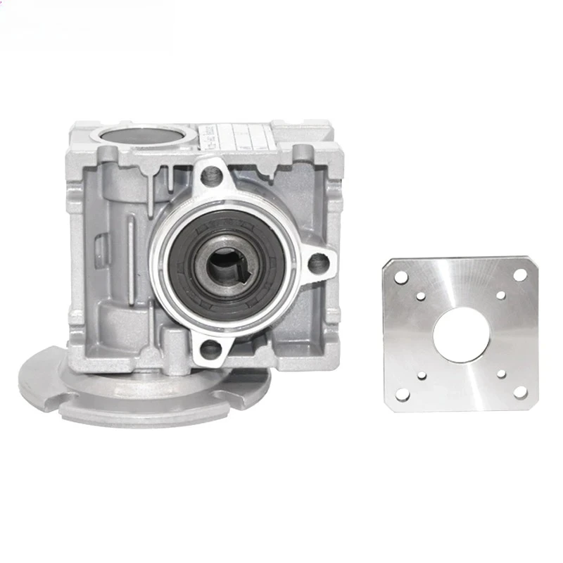 

Square Flange 42mm Nema17 Dc Worm Gear Box Ratio 1:15/1:20/1:30/1:40/1:50/1:60 Self-locking 1.7-14N.m Speed Reducer Gearbox