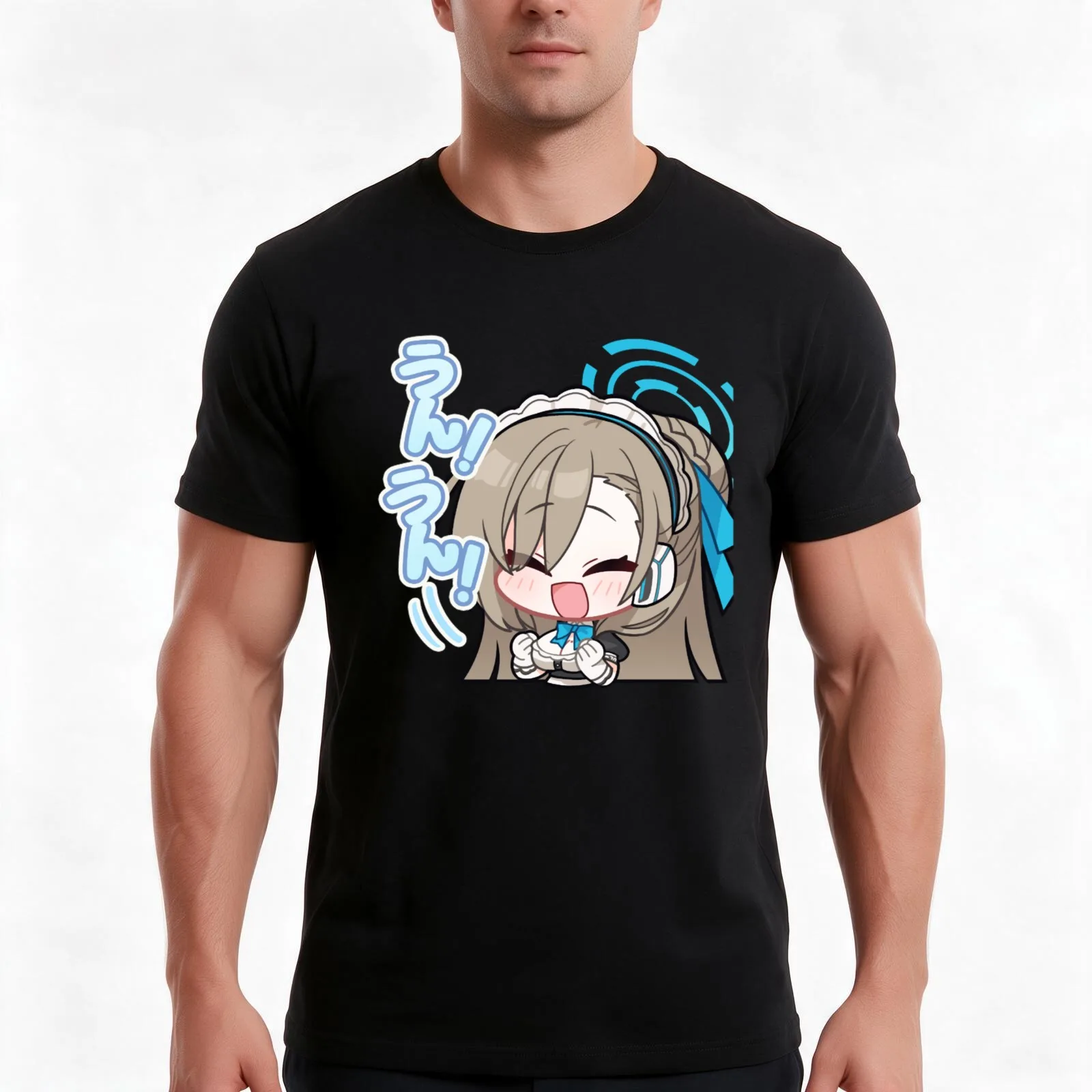 Asuna Blue Archive T-Shirt Summer Casual Cotton Tee Oversized Streetwear Tops Vintage Graphic Print Loose Fit Short Sleeve