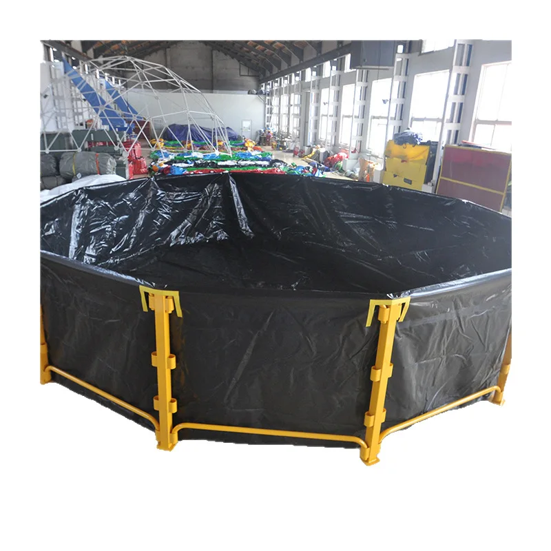 Oil storage tank, soft plastic storage tank, with bracket, outdoor water storage equipment