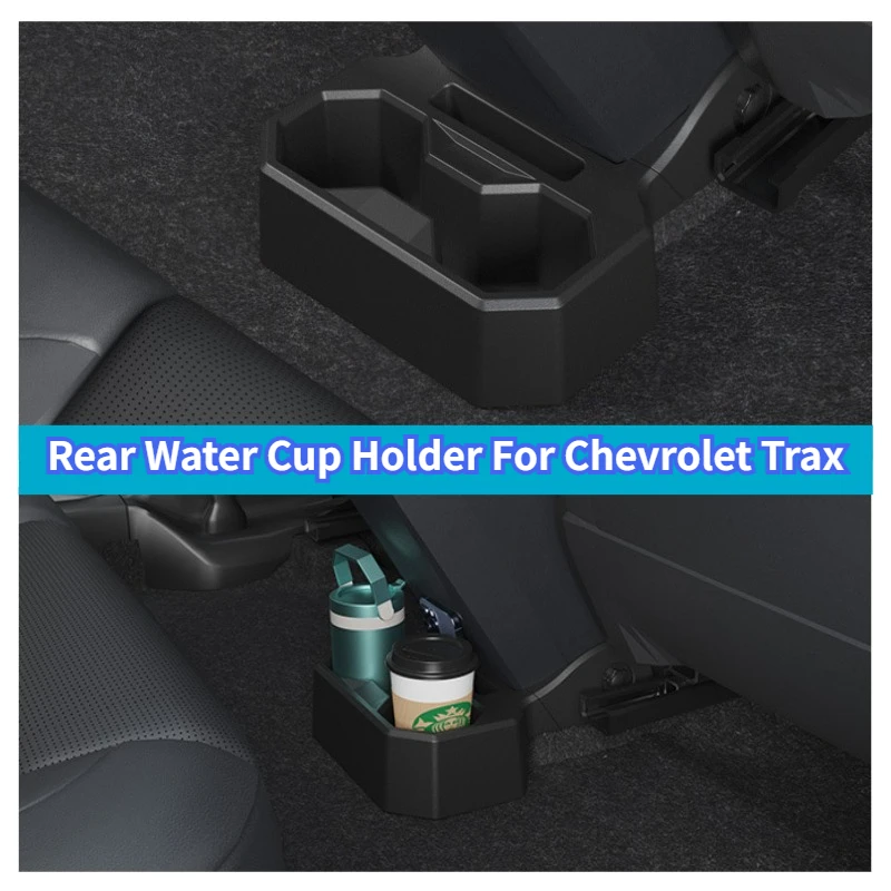 

Задний держатель для стакана с водой для Chevrolet Trax 2024-2025 ABS, многофункциональный ящик для хранения, держатель для напитков, лоток для хранения, декоративные аксессуары