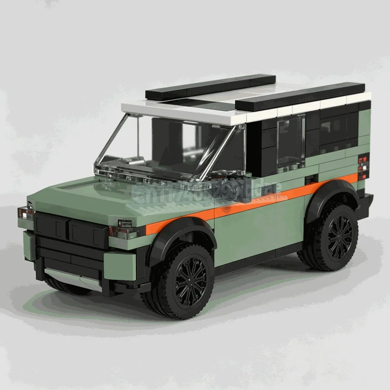 246Parts Off-Road Explorer SUV MOC Building Blocks Adventure Cross-Country Car DIY Assembly Brick Model Display Collectible Toy