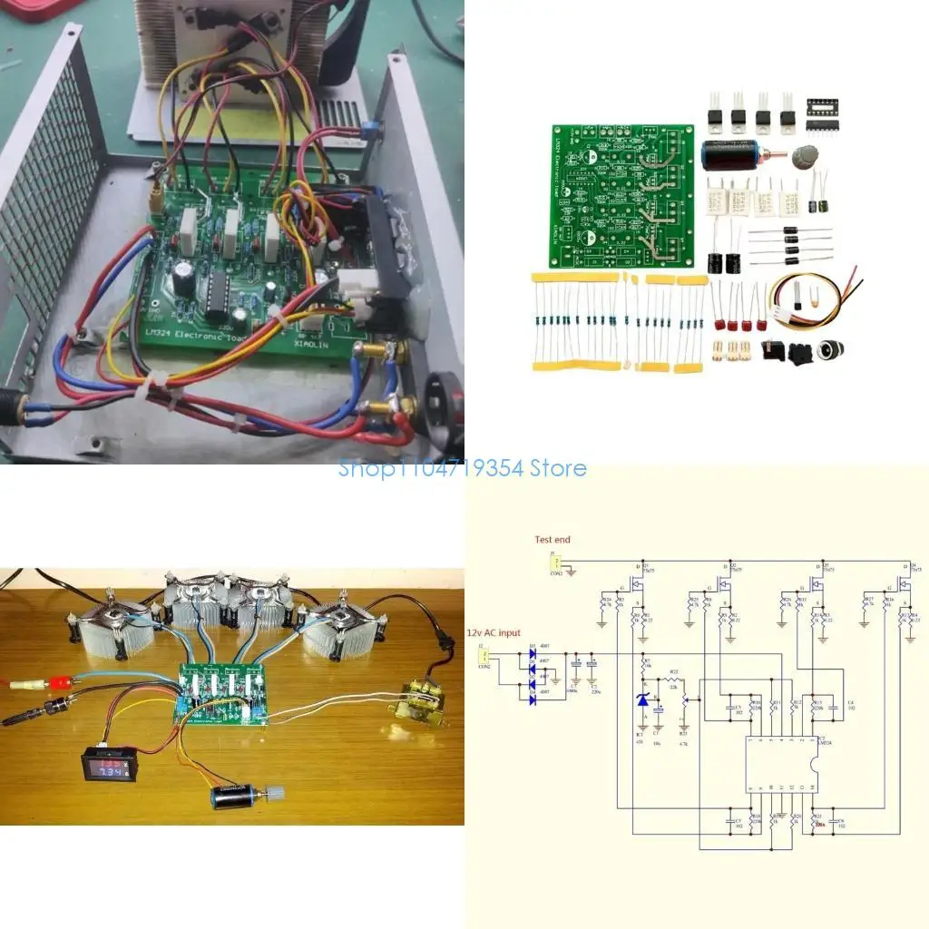0xld-バッテリー放電容量テスター-電子負荷テスター-diy-キット-150w-10a