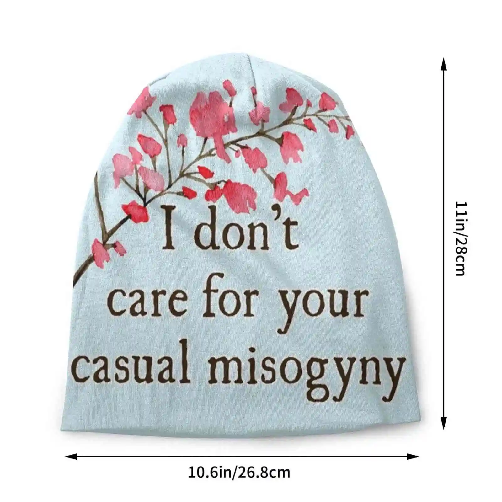 Casual Misogyny Knitted Hat Warm Beanie Outdoor Caps Feminism Feminist Misogyny Misogynist Womens Rights Liberal Watercolor