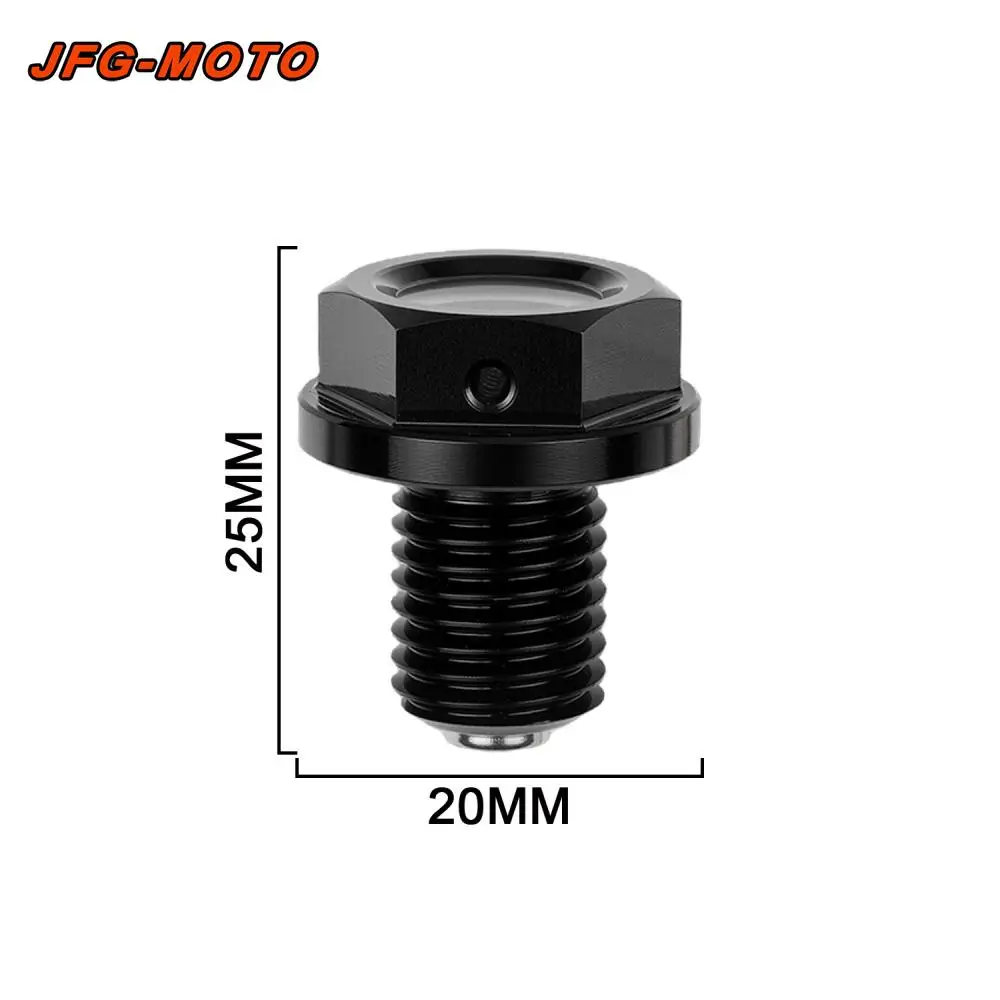 Magnetic Frame Oil Drain Plug Bolt Screw Motorcycle Accessories For ER KLR650 NINJA 650/300/ABS VERSYS ZR800 VULCAN S/ABS Z650
