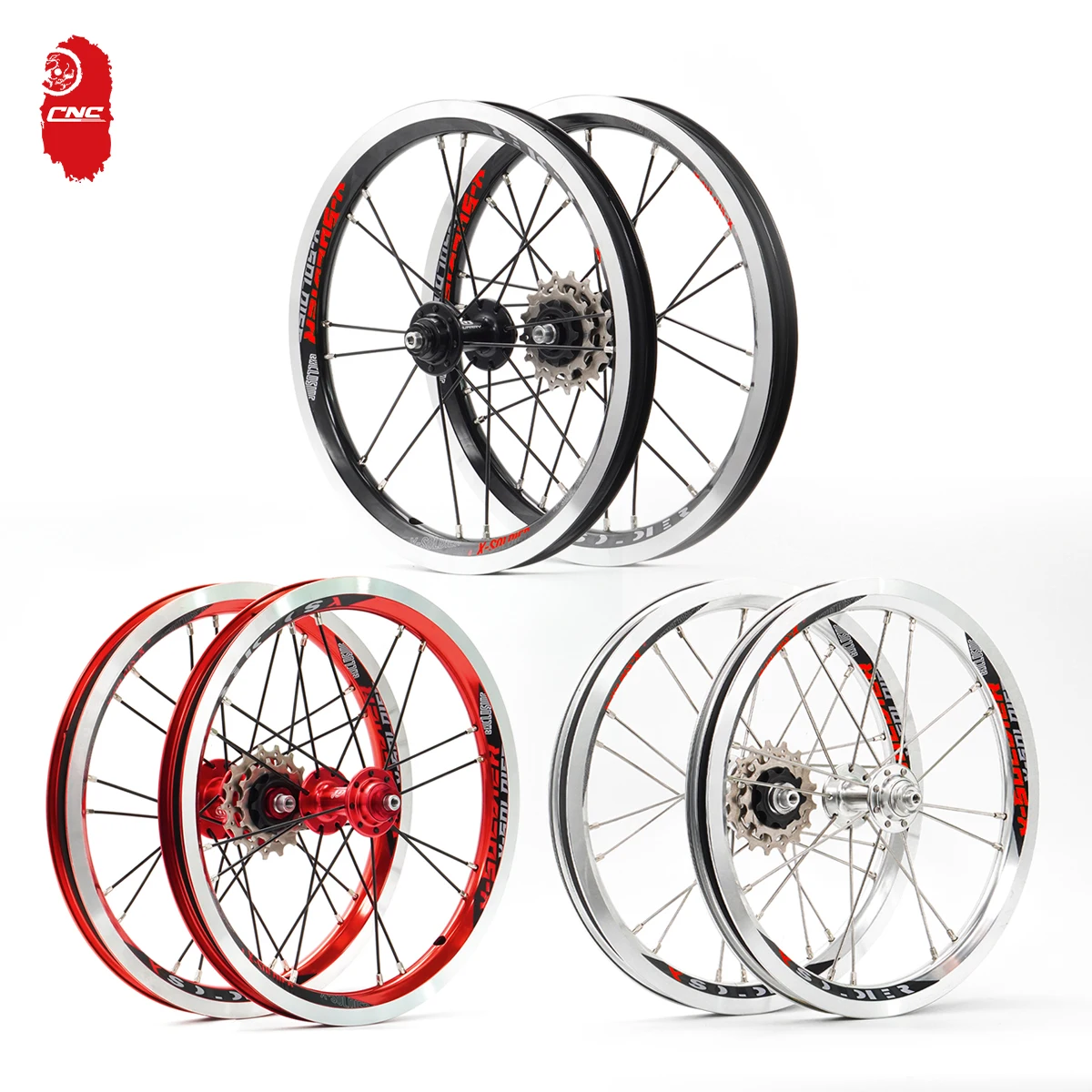 CNC Foldable Bicycle Wheels 14\