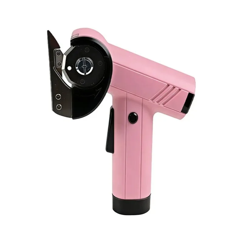 Cordless Electric Rotary Fabric Cutter Rechargeable Handheld Electric Cutting Tool with Safety Guard for Fabric Leather Carpet