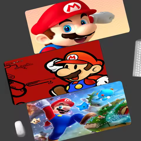 Hot Games Super M-Marioes Large XXL Gaming Laptop Computer Desk Mat Mouse Pad Mouse Mat Notbook Mousepad Gamer