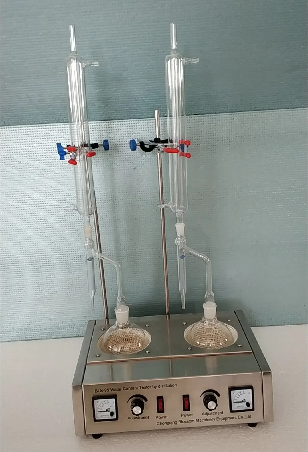 蒸留による水分テスター,石油製品,iso 3733,astm,d95