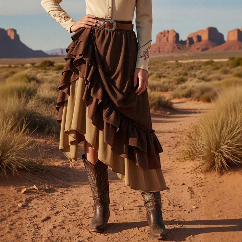 ربيع الخريف ألف خط ميدي تنورة عادية تناسب الخصر العادي نمط تنوعا تنورة المرأة العصرية