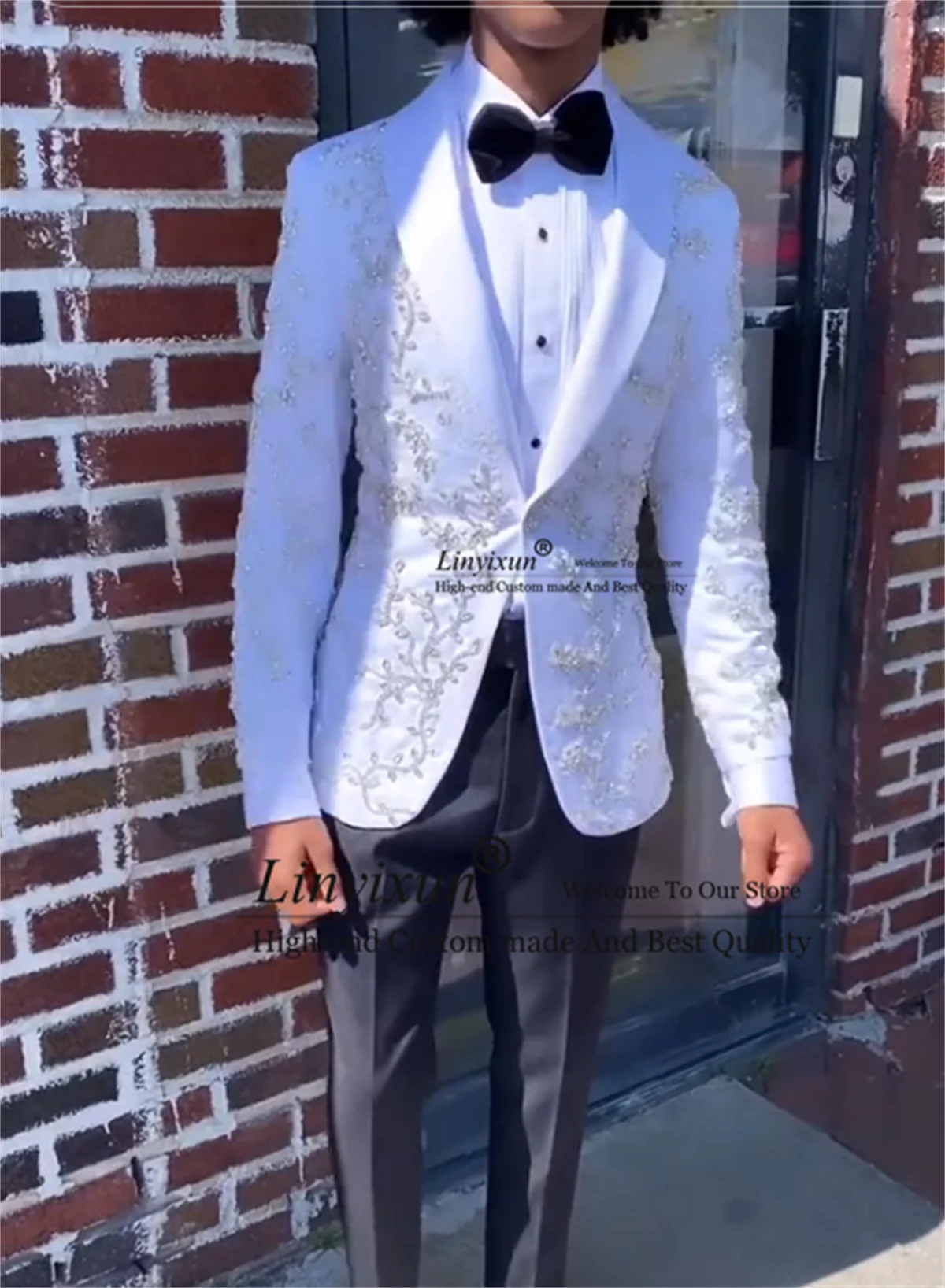 

Роскошные ювелирные украшения, смокинг, мужские костюмы, индивидуальные комплекты из 2 предметов, жених, тонкие мужские пиджаки для выпускного вечера, свадебная шаль с лацканами Roap Hombre