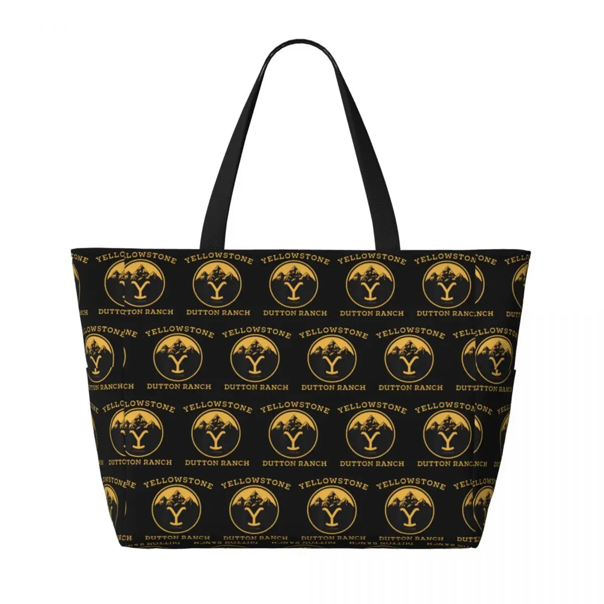 يلوستون داتون رانش حقيبة حمل على الشاطئ حقيبة رياضية للصالة الرياضية واليوجا واق من المطر حقيبة كبيرة للنساء حقيبة سفر حقيبة لياقة بدنية #6