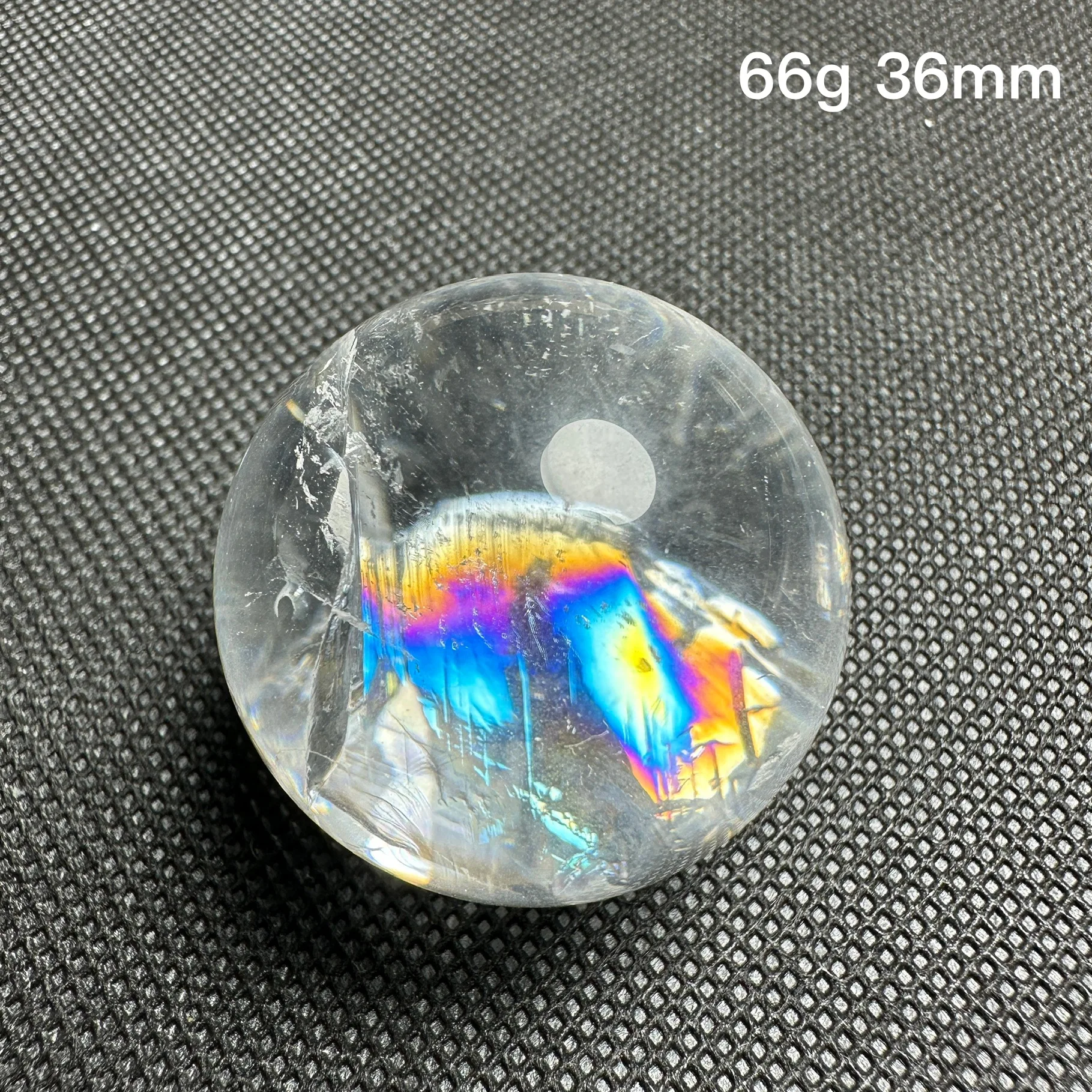 Natural Stone Clear Quartz Rock Crystal Ball Rainbow Quartz Sphere Polished Rock Feng Shui Decoration Gift Reiki Healing