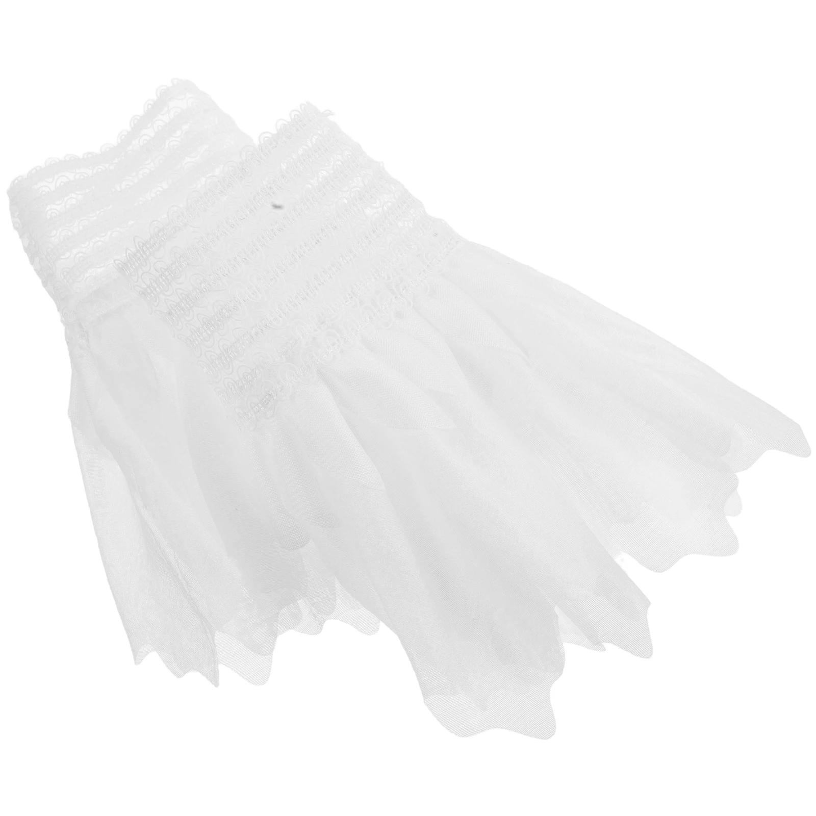 

2pcs Detachable Shirt Fake Sleeves Wrist Cuffs Blouse Accessories Leaf Lace Breathable Fabric for Formal