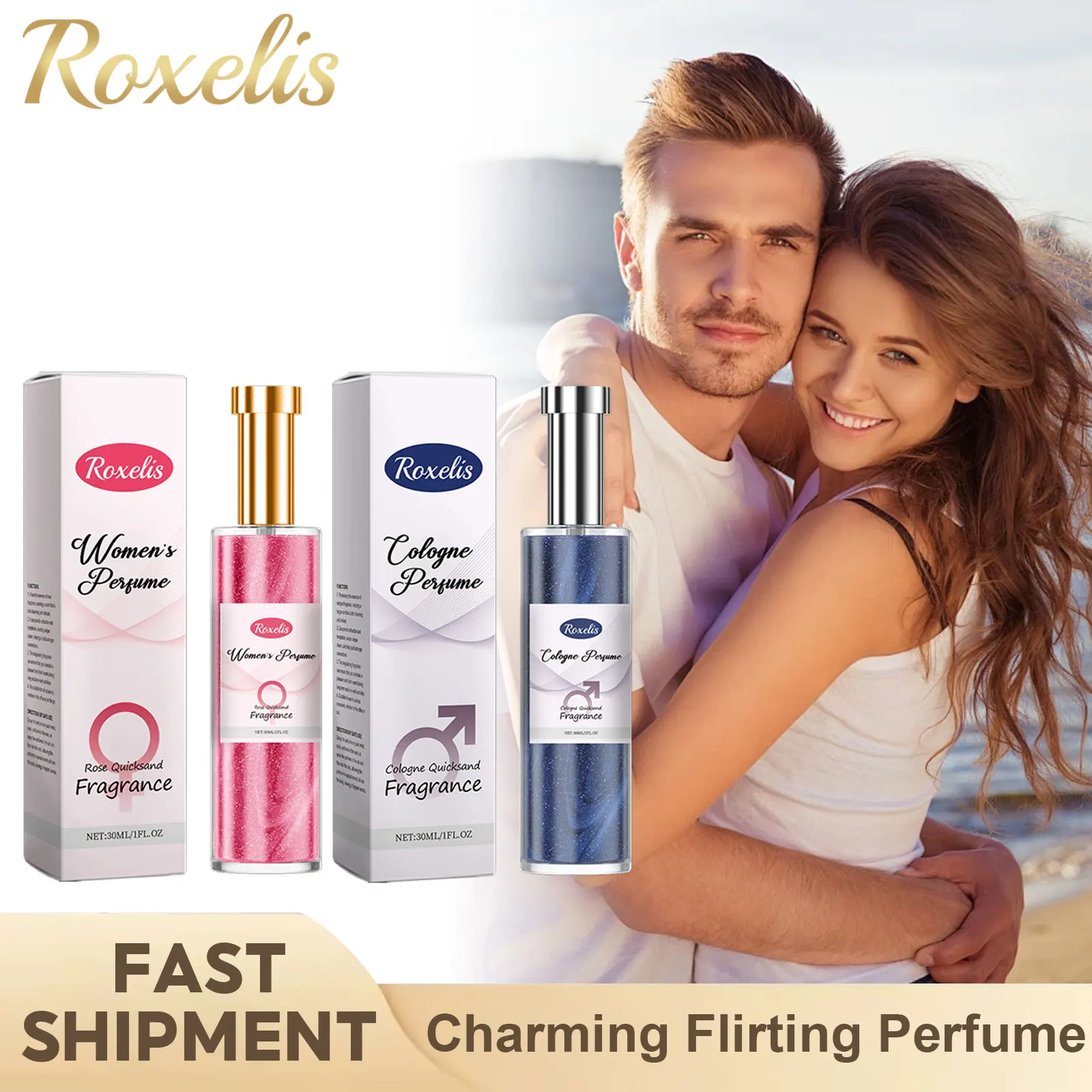 Sexuellement de séduction de parfum de rose durable pour femmes, parfum de phéromone de Cologne, tentation sexy, rencontre et flirt, 7.0