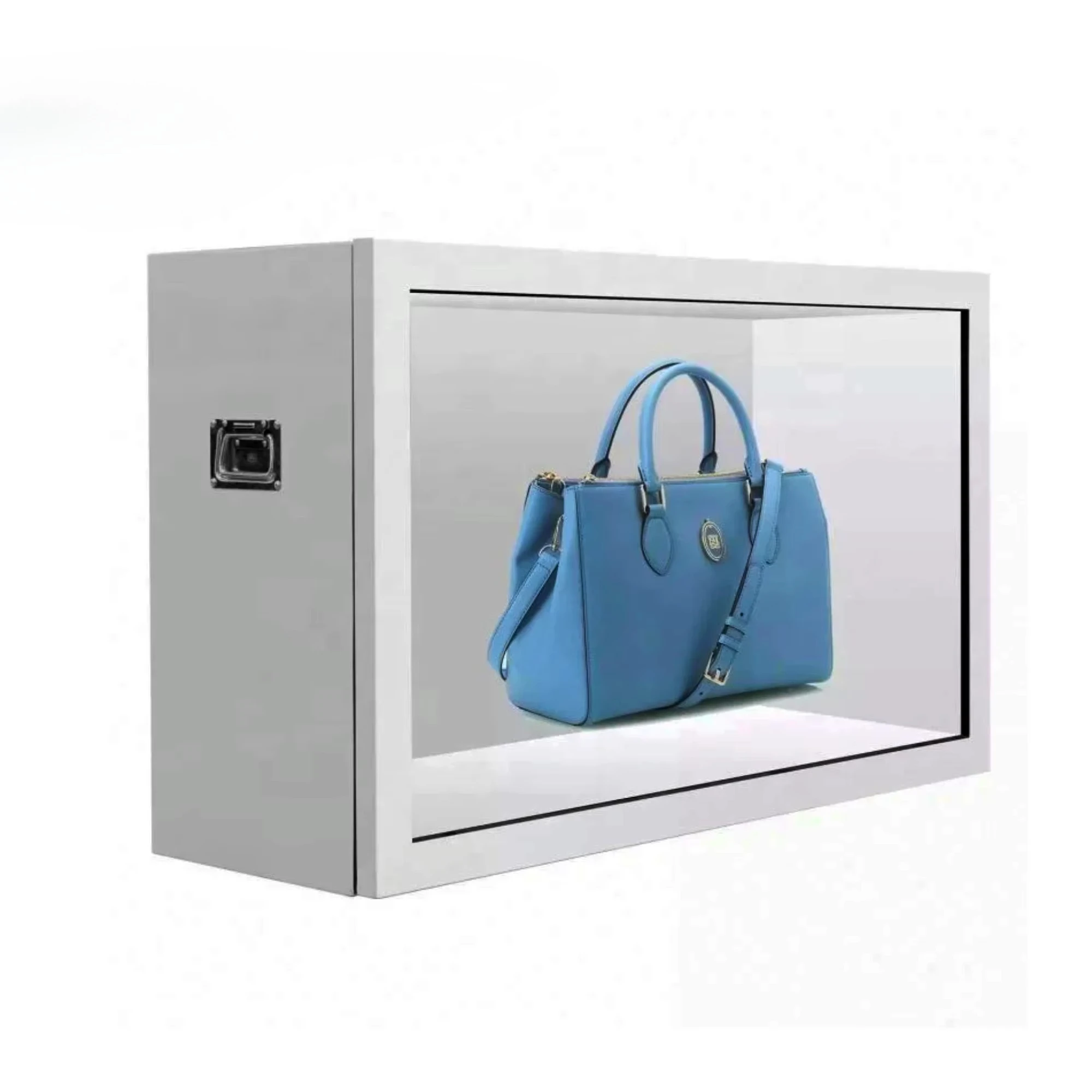 3D Hologram TV Showcase Display Transparent LCD 3D Box Translucent Screens Play Video Advertising Equipment