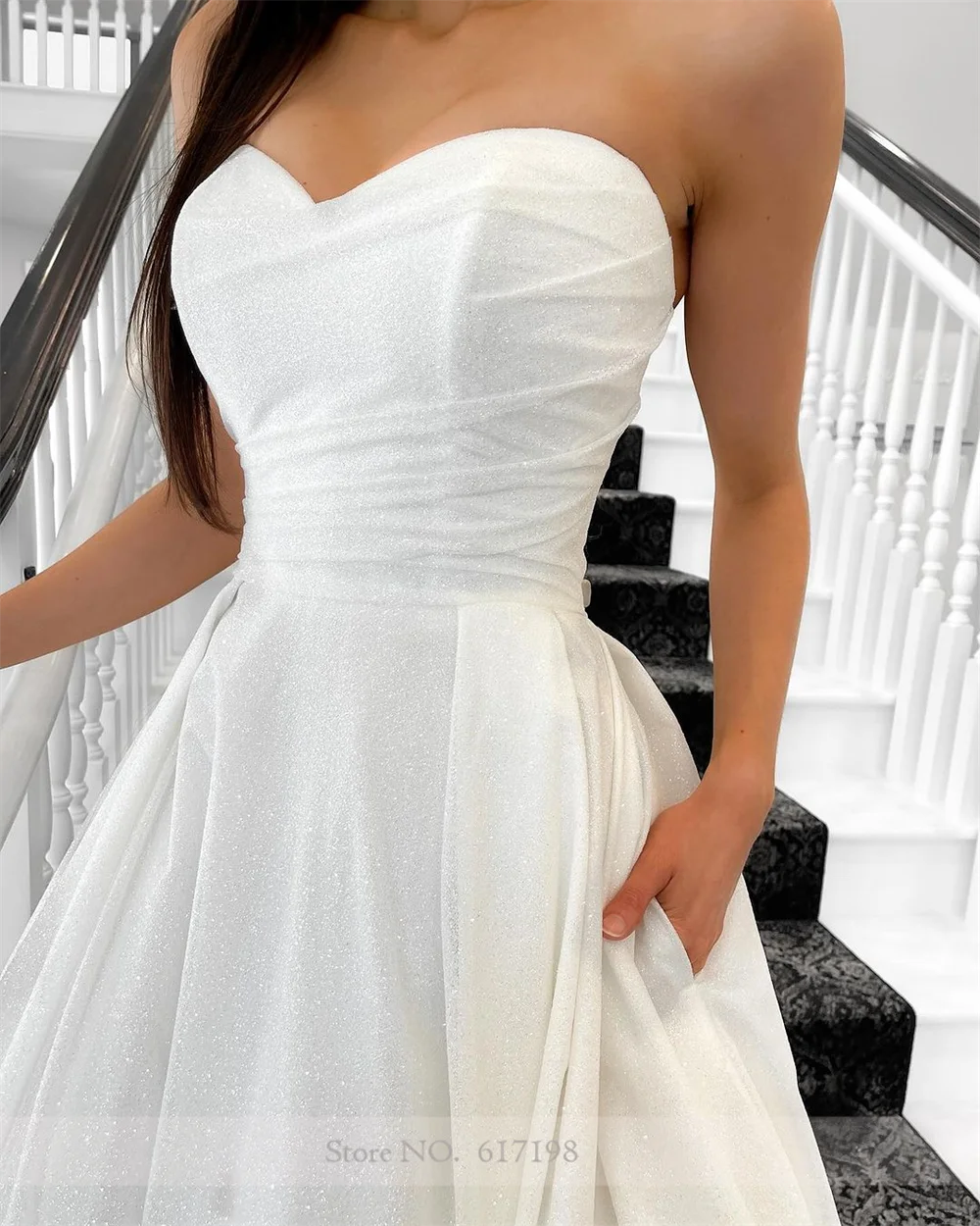 Robe de mariée en satin à épaules dénudées pour les patients, robe trapèze simple, robes de soirée de mariage, col en cœur, tout ce qui est inclus